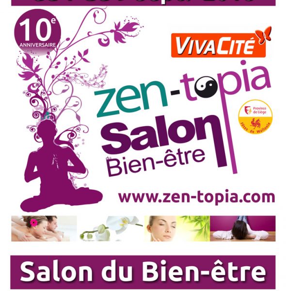 Zen-topia &#8211;  Salon du bien-être du 7 au 9 septembre à Pepinster